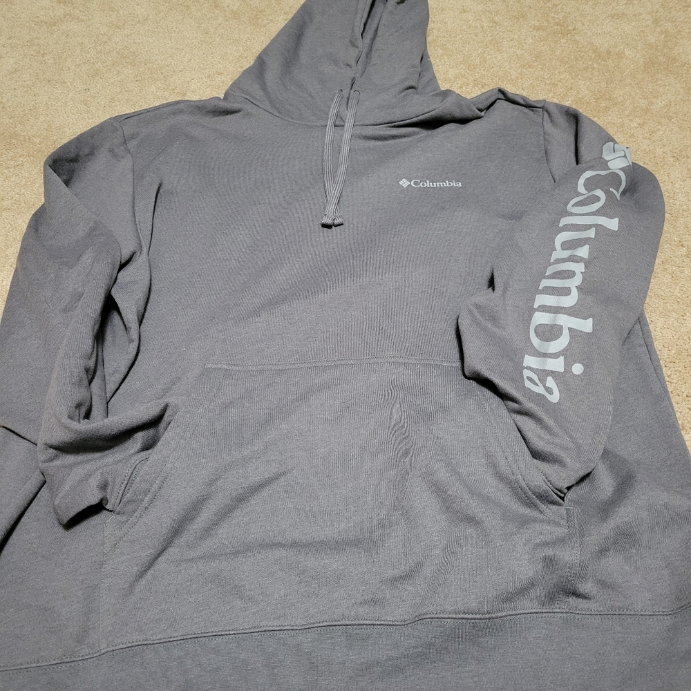 Men's Gray Columbia Hoodie XXL